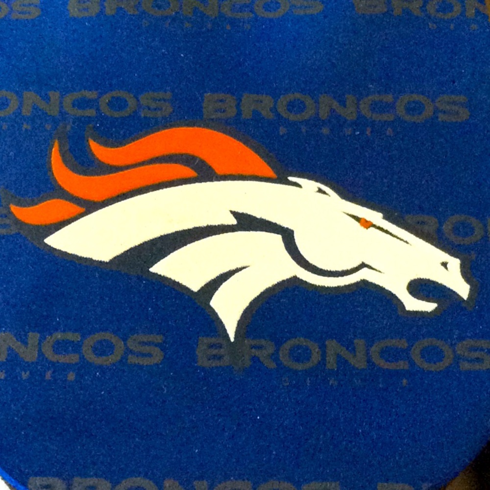 Denver Broncos Sequin Flip Flops - Picture 3 of 4